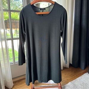 Comfy USA tunic long sleeves gray small